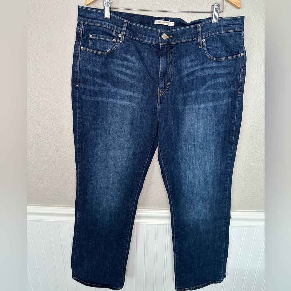 Levi’s Women’s 505 Straight Medium Wash Size 18 - Picture 5 of 6